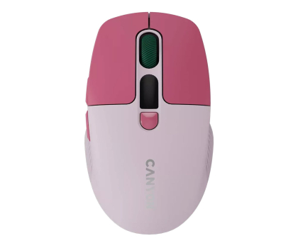 Myszka CANYON Mysz bezprzewodowa MW-26 LCD Cicha Dwa Tryby Różowa CNS-CMSW26P